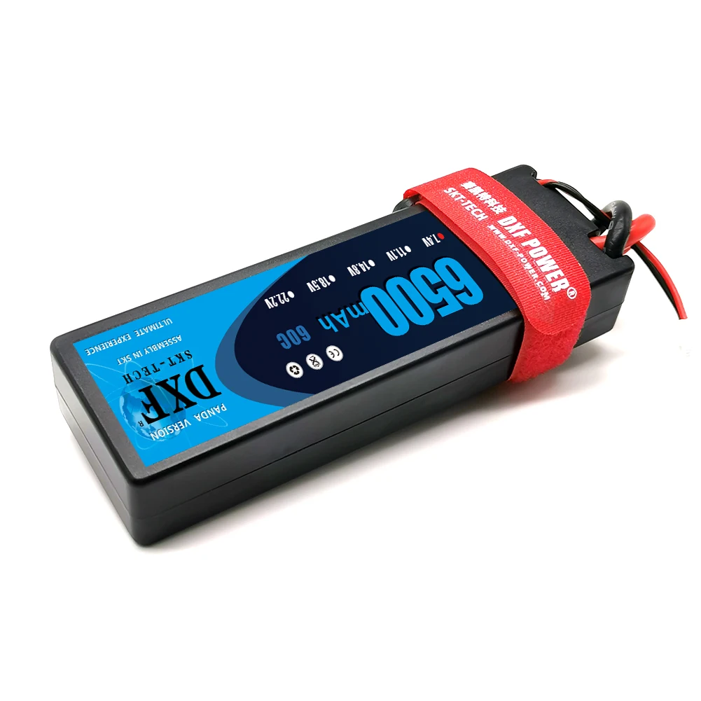 Жесткий Чехол для аккумулятора DXF 2S 7 4 V 6500mAh 60C макс. 120C Deans/T XT60 XT90 XT90S TRX 2 шт.