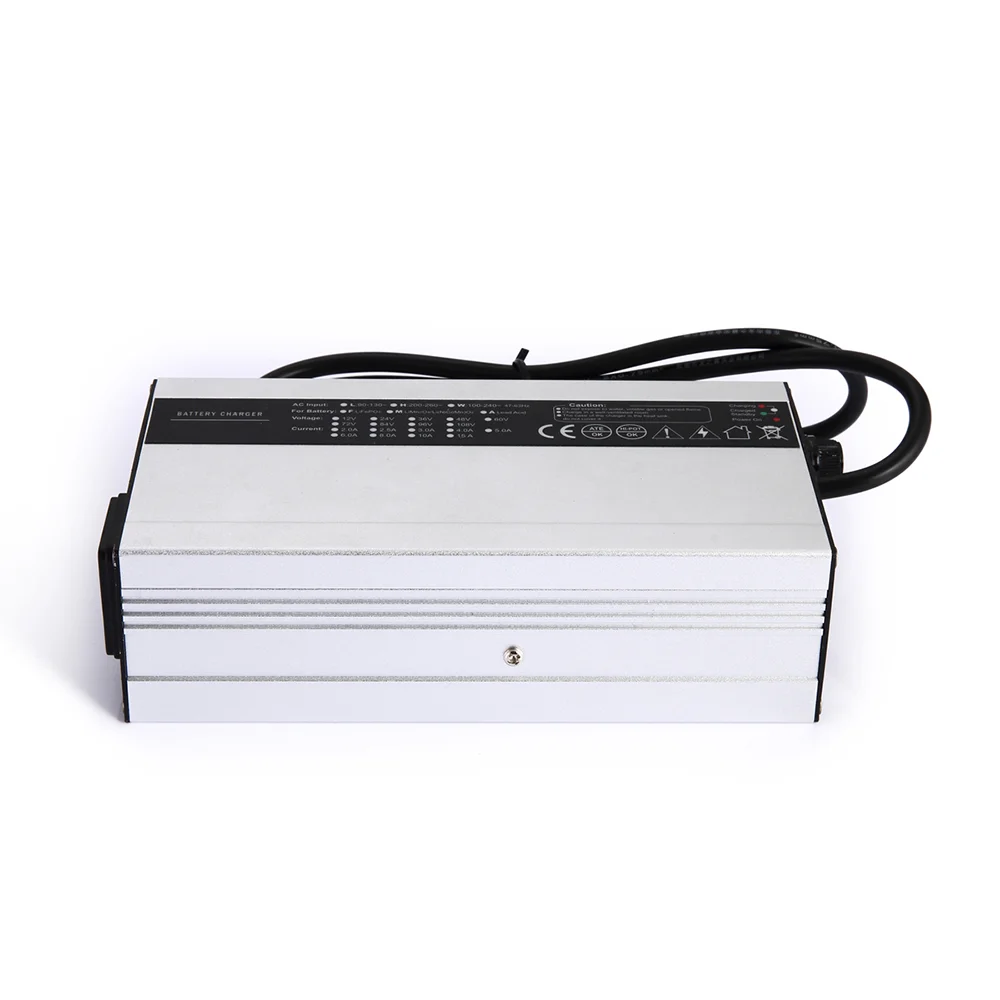 

240W 10S 36V 5A Lithium Battery Charger with Different Plug