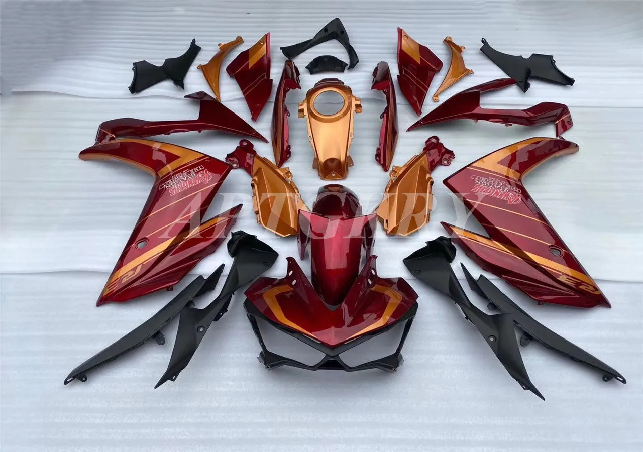 

Комплект обтекателя для мотоцикла, из АБС-пластика, подходит для Yamaha YZF-R3, YZF-R25, 2015, 2016, 2017, 2018, 15-18, бесплатная доставка