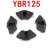 4piecesset motorcycle buffer rubber bumper block for yamaha ybr125 ybr 125 125cc