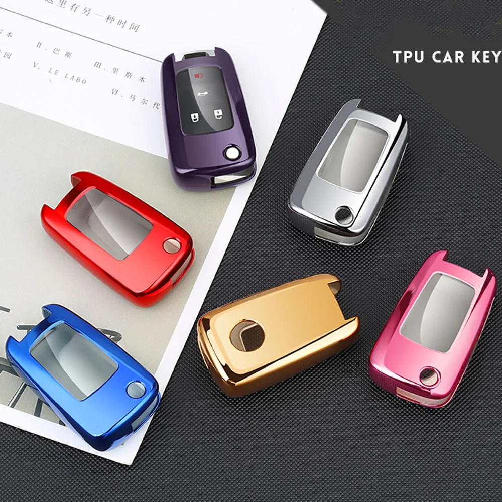 

2020 Soft TPU Key Cover Case For Chevrolet For Buick For Cruze Aveo Trax Opel Astra Corsa Meriva Zafira Antara J Key Protection