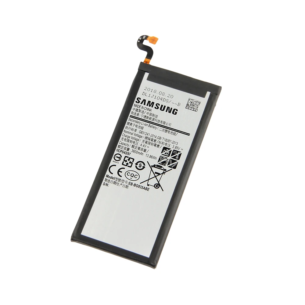 Аккумулятор для Samsung Galaxy S7 Edge 100% оригинальный аккумулятор G935FD G935W8 G9350 G935K G935L 3600 мАч
