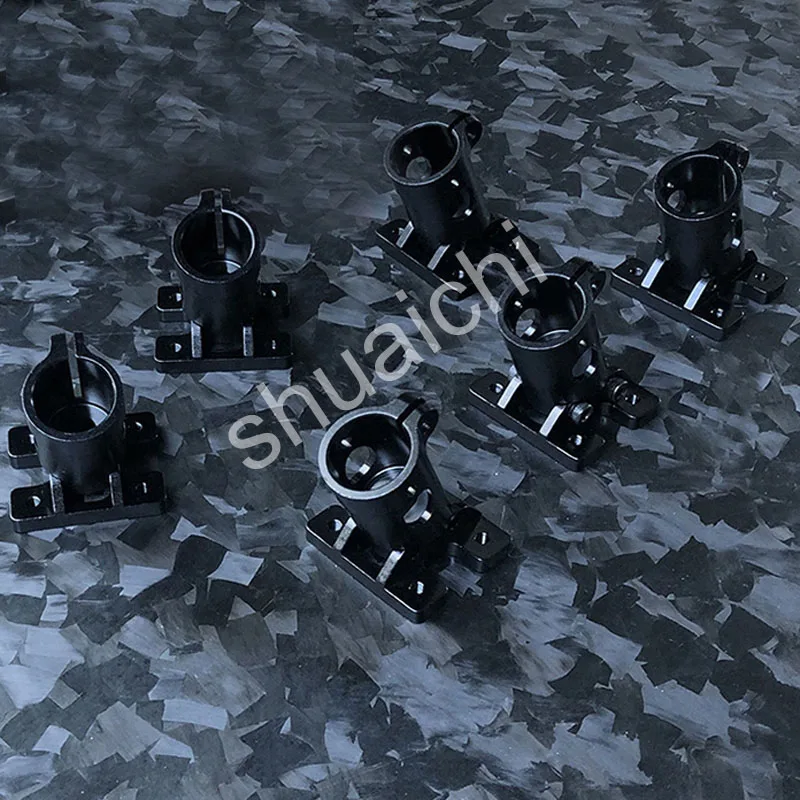 

1PC Multiaxis Landing Gear Fixed Base Medicine Box Fixing Parts 16/18/20/25mm Tripod Connection Seat for RC Plant Protection UAV