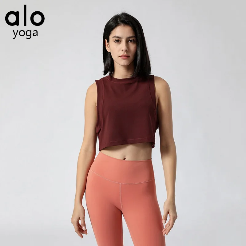 

Весенний спортивный жилет для бега, женская одежда для йоги, топы, уличные жилеты для фитнеса без рукавов, дышащая быстросохнущая Спортивна...