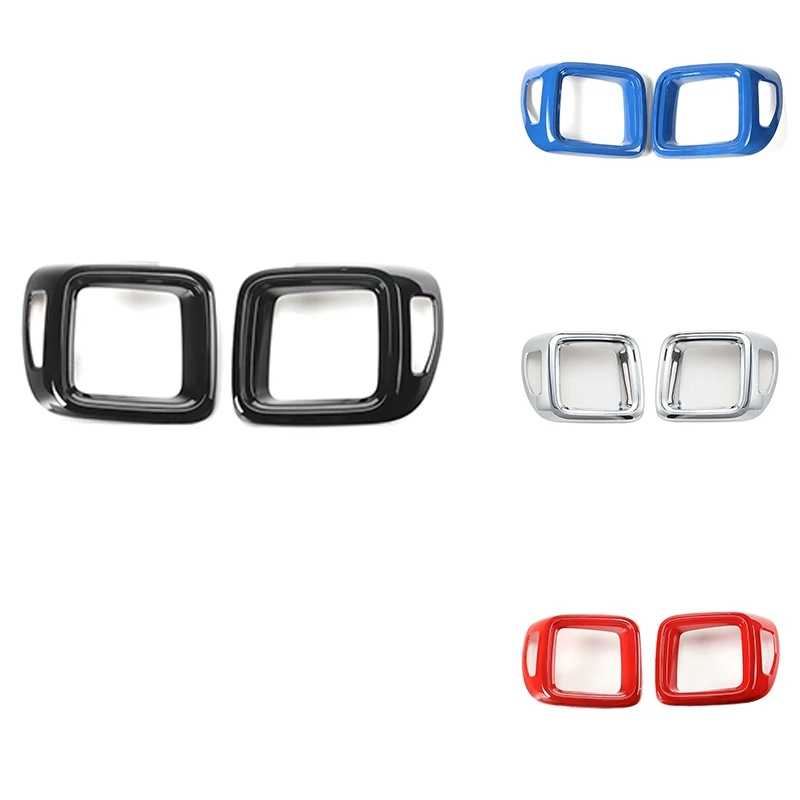 

NewCar Tail Light Cover Guard Rear Lamp Frame Decoration Trim for Jeep Renegade 2016 2017 2018