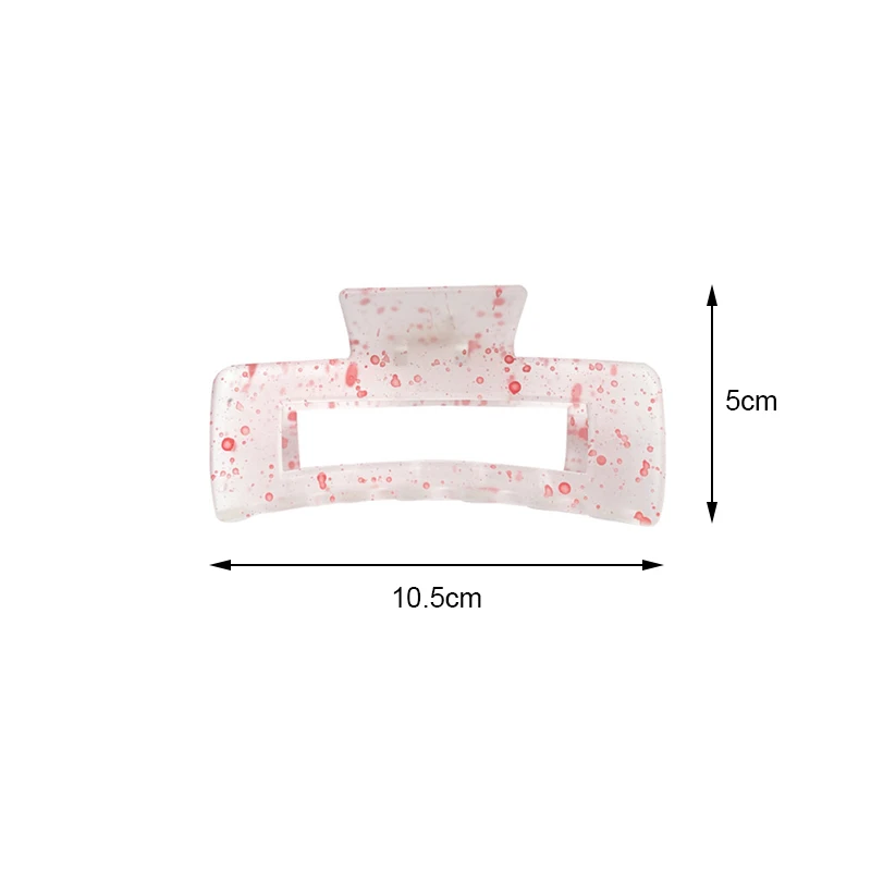 

Korean Geometric Acetate Hair Claws Big Size Square Hair Crabs Clip Grain Hair Clamps For Women Fashion Hair Accessories