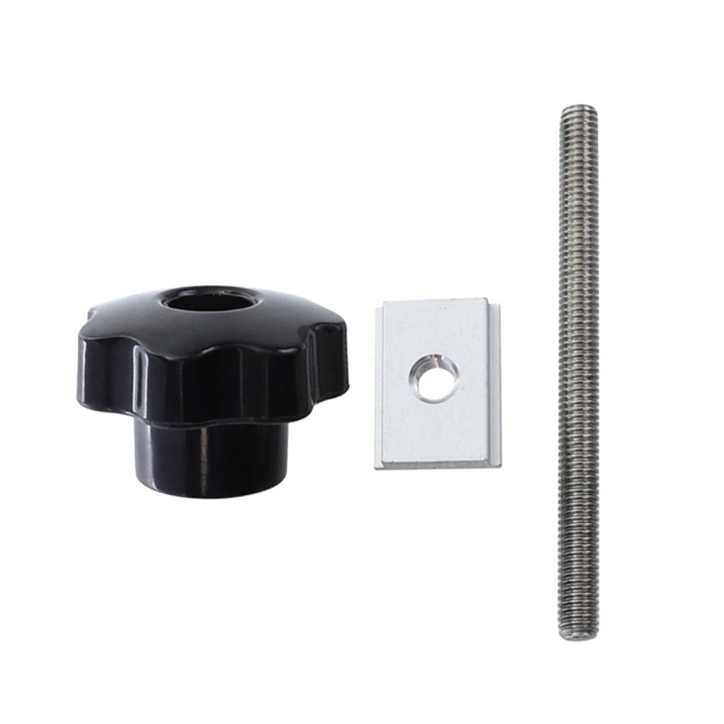 Handle T-slot Slider Miter T-track Jig Screw Fixture Table Saw Router Chute Rail Special Accessories Woodworking Tool Y51B | Инструменты