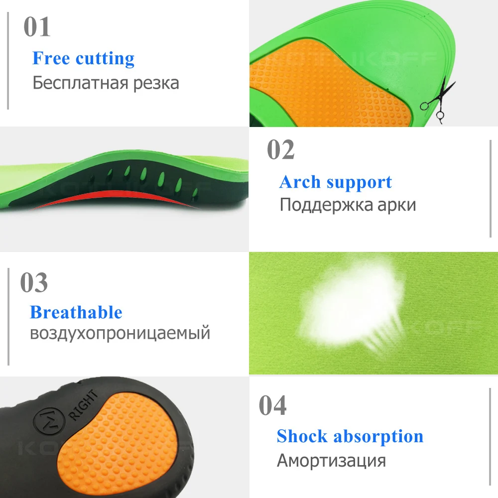 Лучшие ортопедические стельки для обуви для стопы, поддержка свода стопы, плоскостопие, перевернутая вальгусная коррекция здоровья для женщин, мужская обувь, вставка