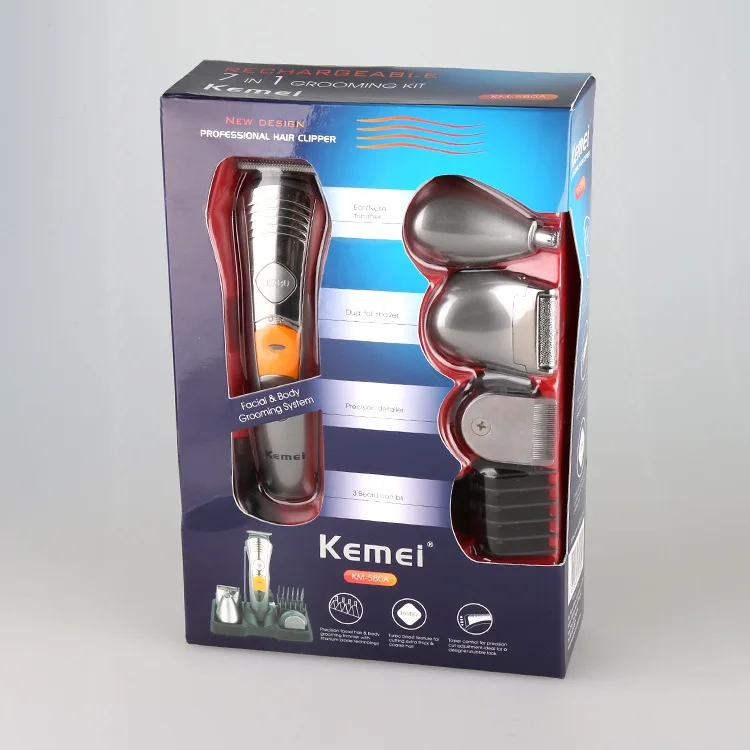 

kemei professional hair clipper rechargeable beard trimmer for men electric trimmer cutter hair cutting machine razor