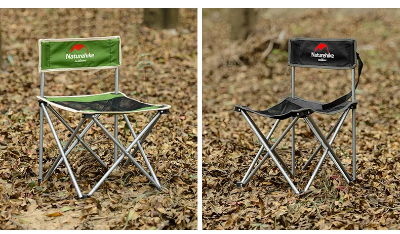 Naturehike, портативный складной стул для рыбалки, стул для кемпинга, стул для рыбалки, стул для пикника, барбекю, Пляжное Кресло