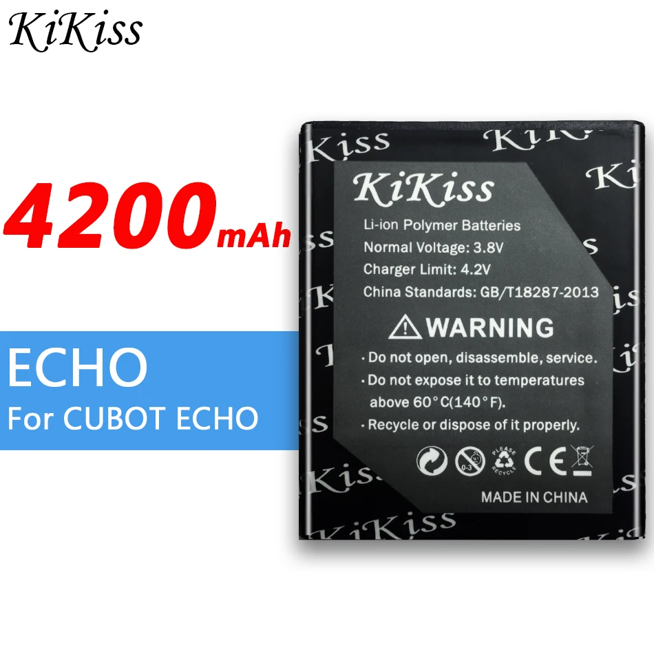 Аккумулятор большой емкости на 4200 мАч для смартфона CUBOT ECHO мобильный телефон