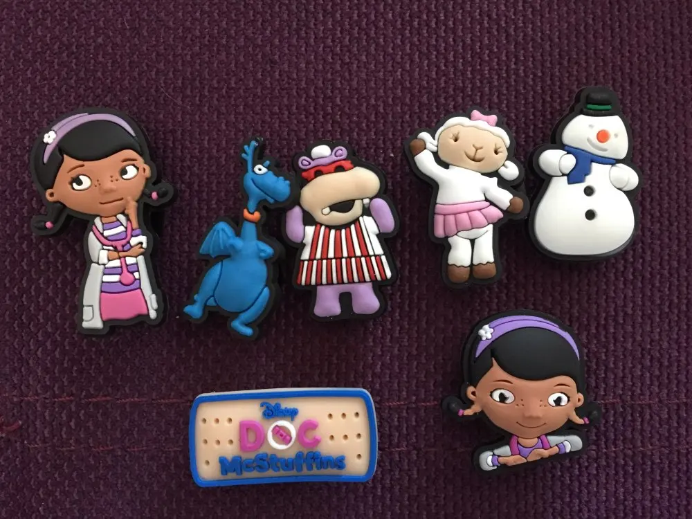 25 шт/лот Doc Mcstuffins пвх магниты на холодильник аниме магнитные наклейки магниты на холодильник домашний декор DIY игрушки Детский подарок