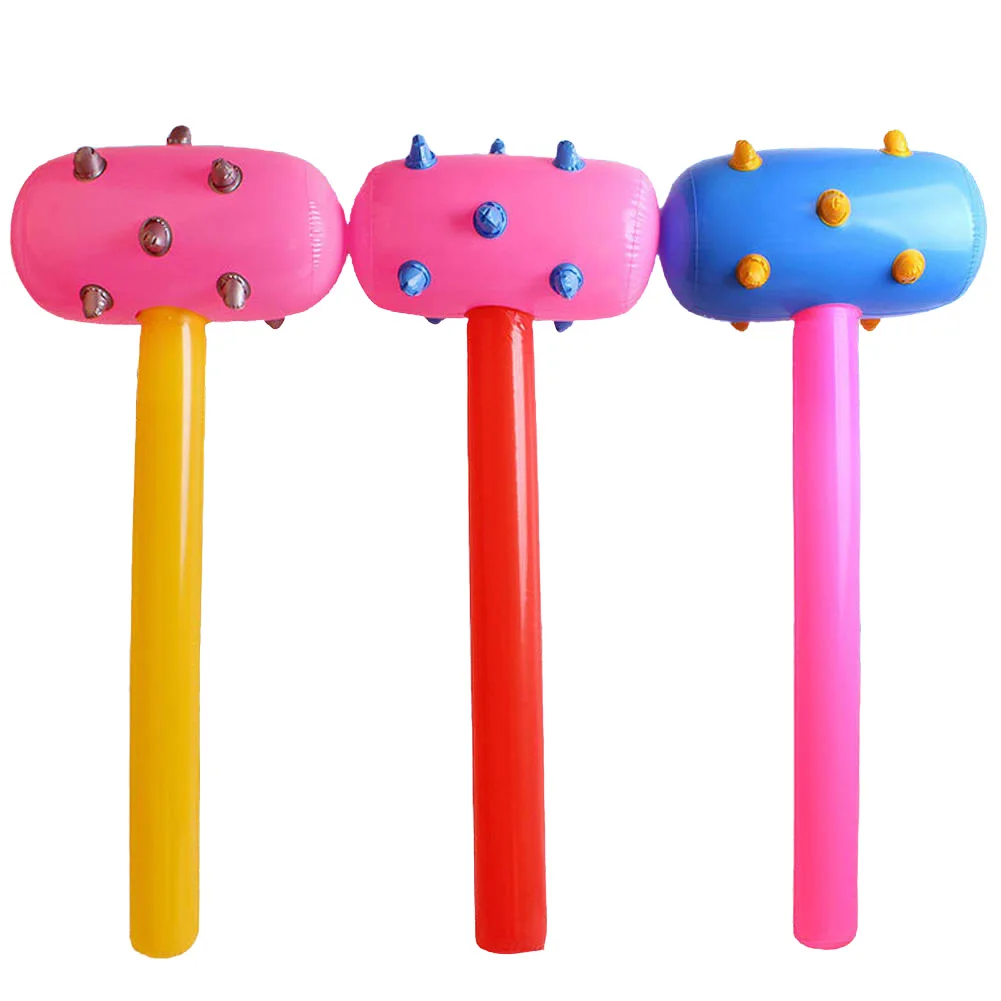 

Inflatable Hammers Kids Soft Mace Toy Birthday Cheerleading Prop Christmas Decoration