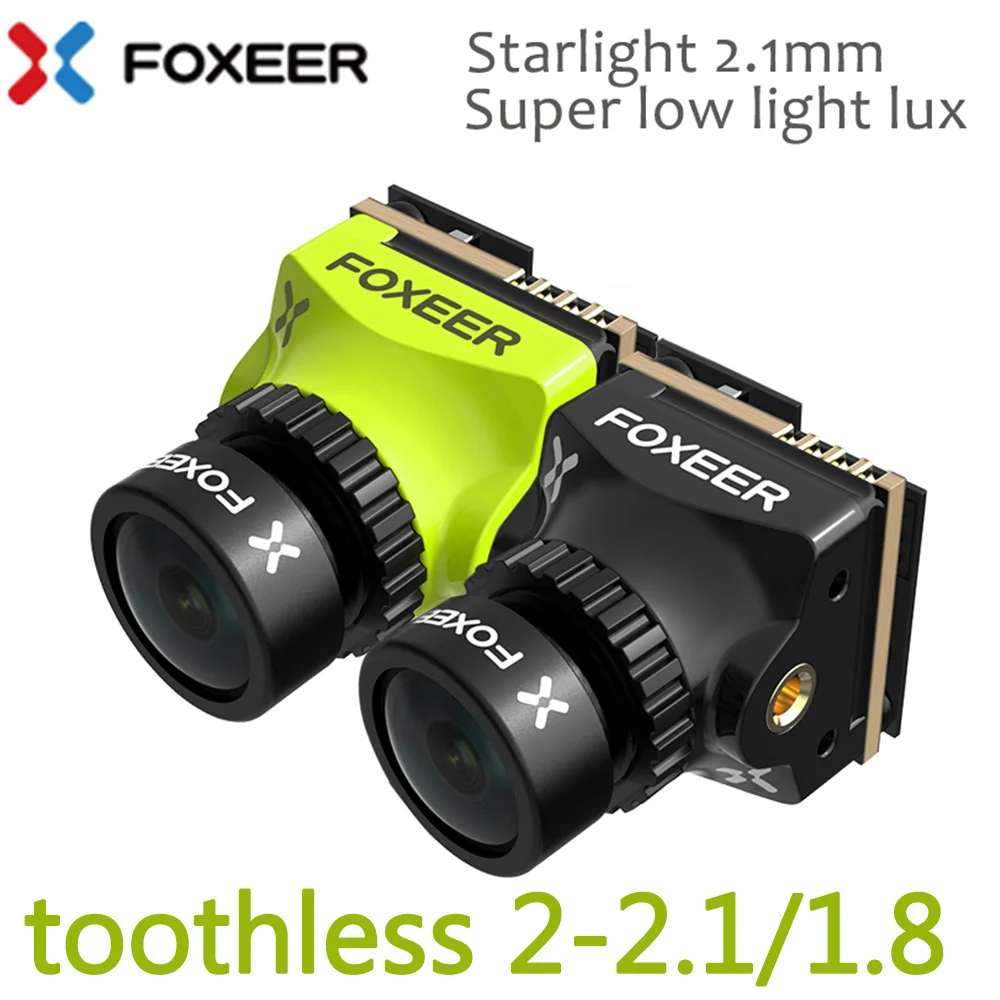 Foxeer Mini/Micro/Nano беззубый 2 CMOS 1/2 1200TVL PAL/NTSC 4:3 16:9 FPV OSD камера натуральное изображение