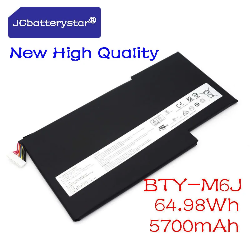 

JC Original New BTY-M6J Laptop Battery For MSI GS63VR GS73VR 6RF-001US BP-16K1-31 9N793J200 Tablet PC MS-17B1 MS-16K2