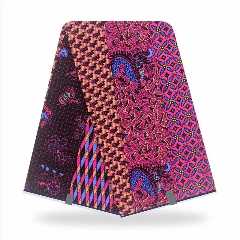 

african wax print fabric Fashion ankara Design African Nigerian wax High Quality Real Wax Print Fabric pagne for wedding dress