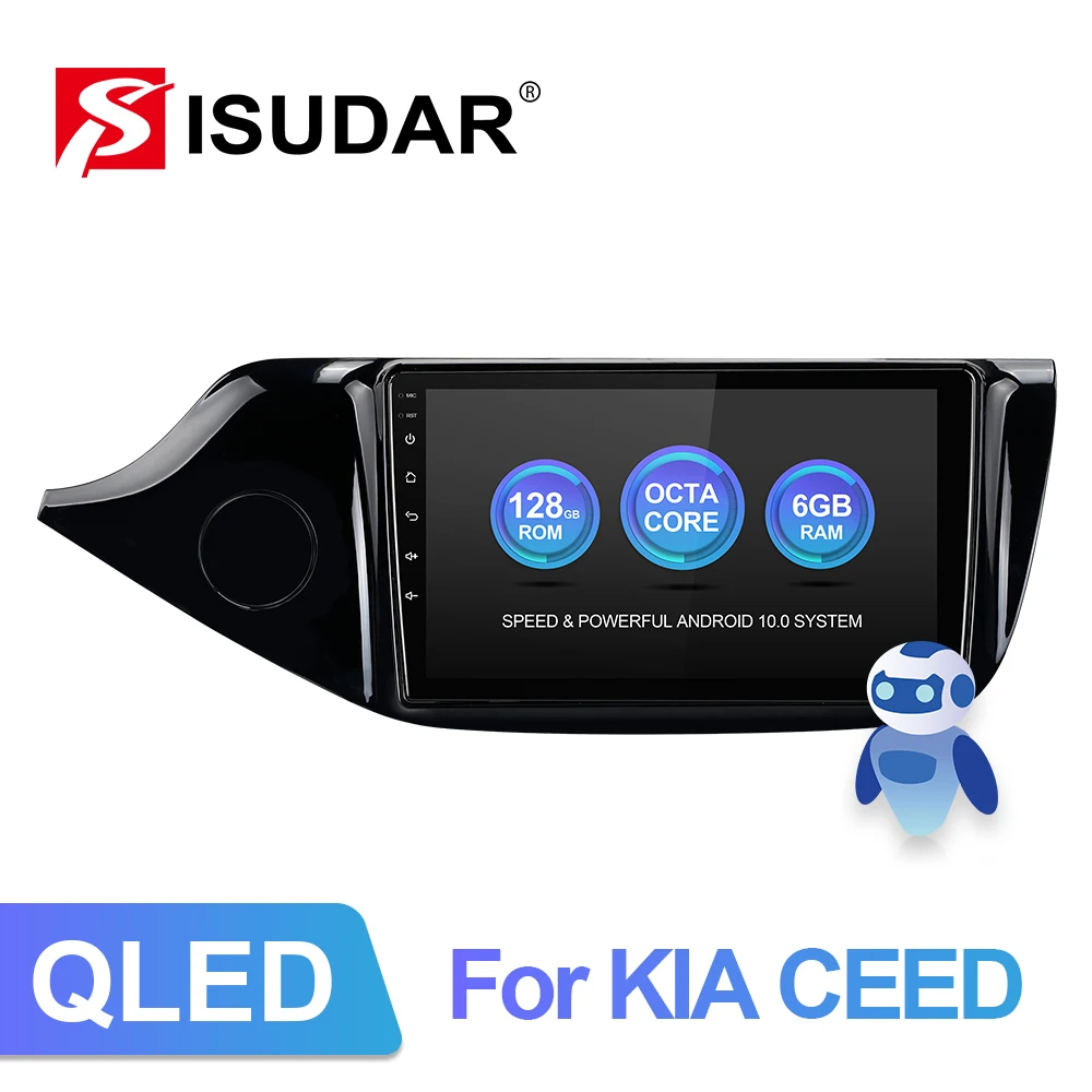 Автомагнитола ISUDAR V72 QLED Android 10 для Kia CEED Cee ɽ 2 JD 2012-2016 GPS Автомобильный