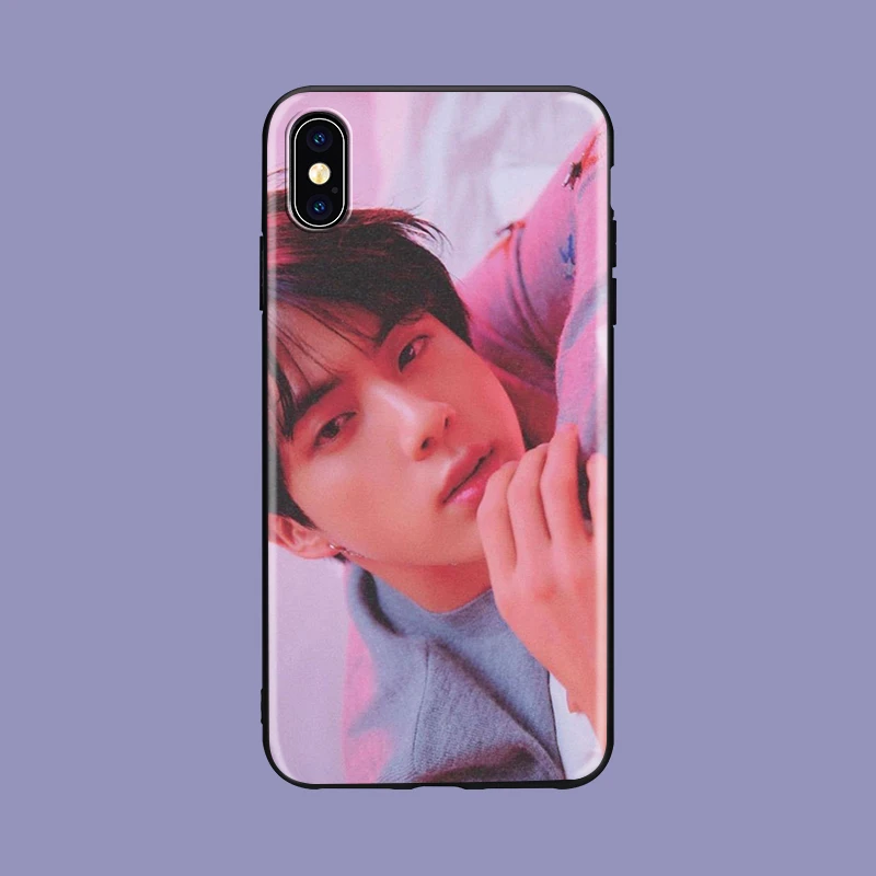 Bangtan Boys KPOP Mans мягкий силиконовый черный чехол для телефона iPhone 5 5S SE 6 6s 7 8 plus X Xs XR max