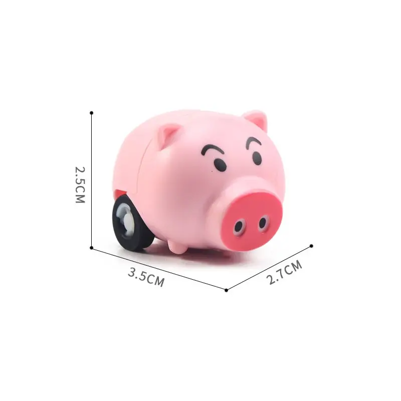 

1Pc Cute Animal Pull Back Car Tiger Inertia Car ToysBoxes Packaging Valentine's Day Heart-shaped Plastic Heart-shaped Box