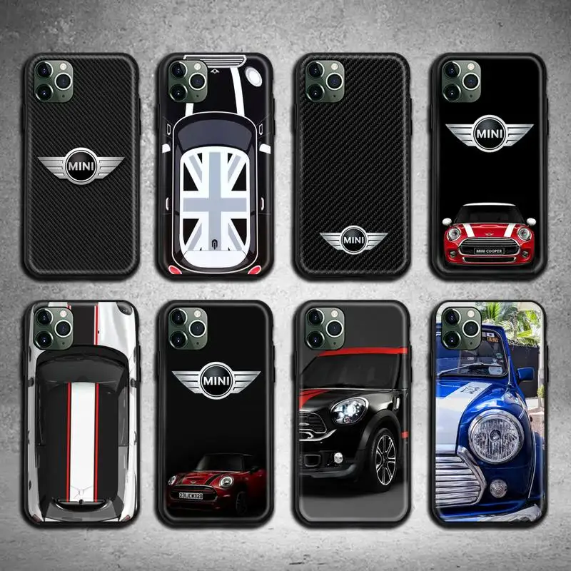 Роскошный автомобиль с эмблемой Mini Cooper чехол для телефона iphone 12 11 Pro Max Мини XS 8 7 6 6S