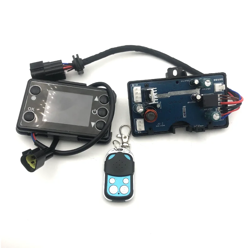 

12/24 В 2 кВт 5 кВт 8 кВт дизельный воздухонагреватель ЖК-монитор переключатель + плата управления материнская плата + пульт дистанционного управления аналогичный Eberspacher Webasto