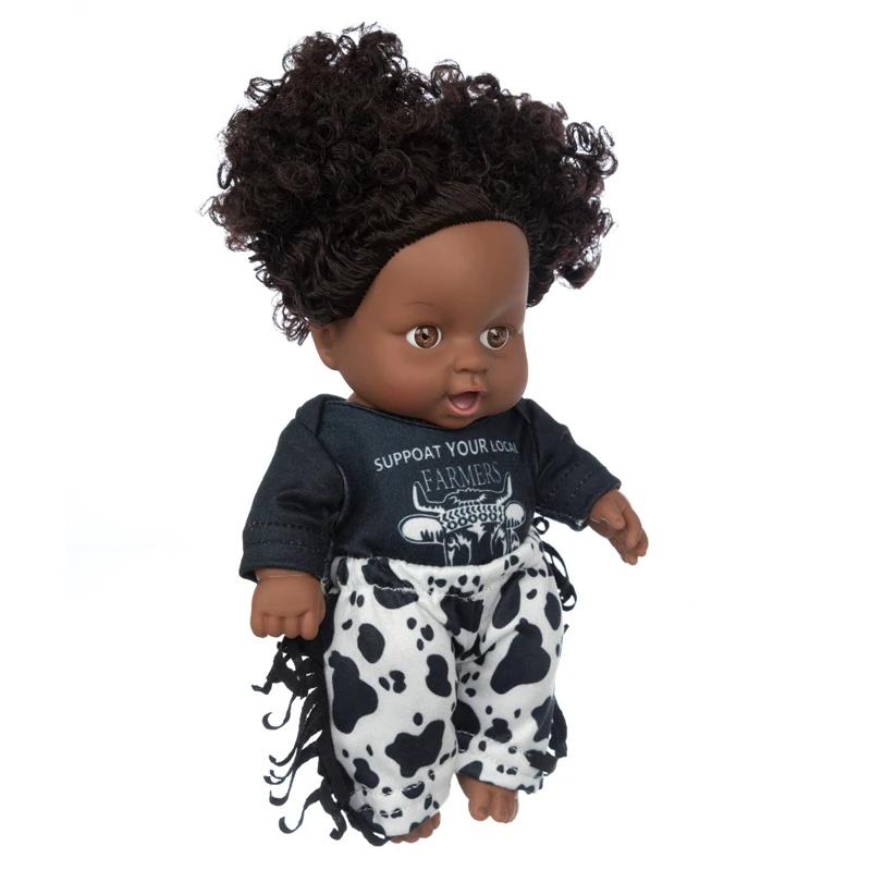 8-дюймовые 12-дюймовые мини черные куклы для девочек африканские реалистичные