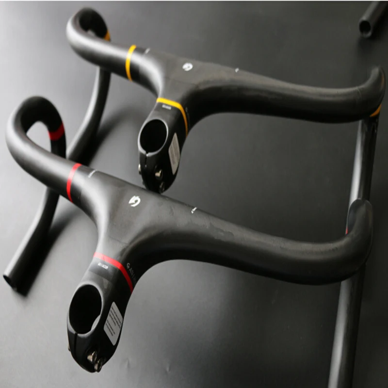 UD матовый полностью углеродное волокно дорожный велосипед/руль для горного