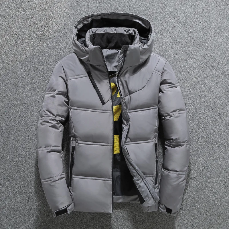 2022 New Winter Jacket Men Hooded Thick Warm Duck Down Jacket Men Parka Casual High Quality Mens Overcoat Winter Down Coats Men