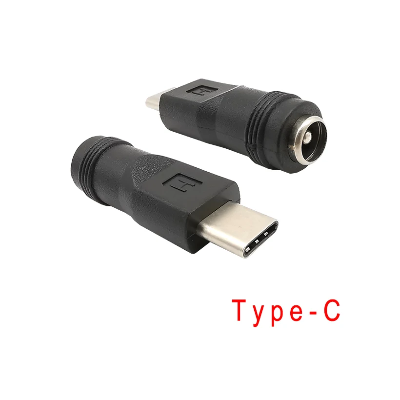 1 шт. коннекторы типа C DC USB Type папа 5 мм x 2 гнездо адаптера конвертер для ноутбука ПК