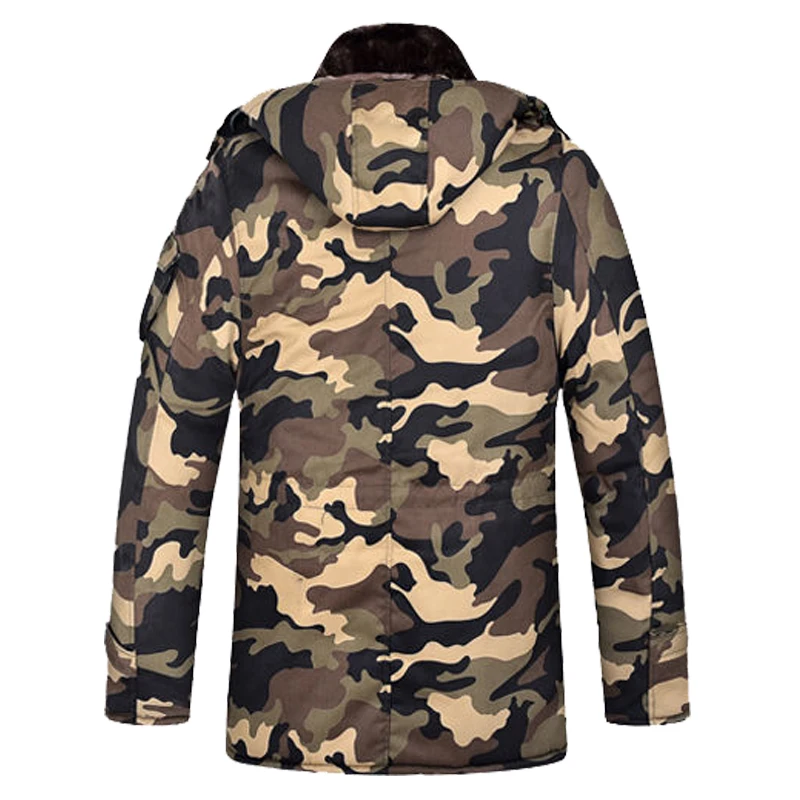 Men's Winter Cotton Coat Double-Layer Thickened Cold Proof And Warm Labor Protection Cotton Jacket Outdoor Work Clothes