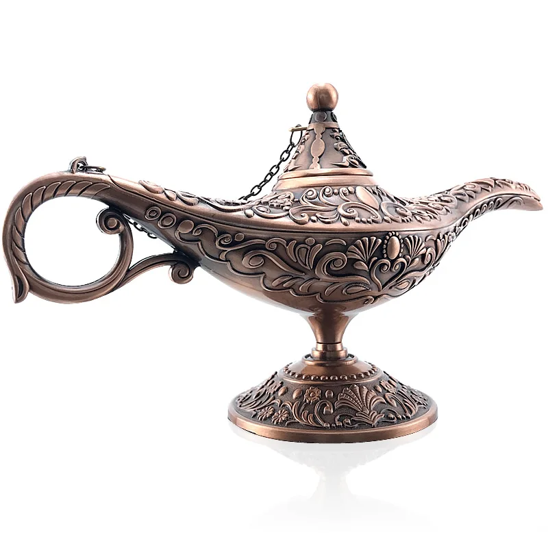 Игрушка Genie-лампа для домашнего декора миниатюрное ремесло подарок с цветочным