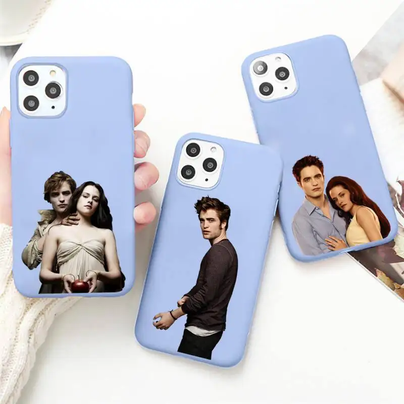 

Twilight Saga American Movie Phone Case Candy Color for iPhone 6 7 8 11 12 s mini pro X XS XR MAX Plus
