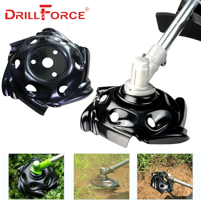 Drillforce газонокосилка поднос триммер стальная головка машина аксессуар садовый Электроинструмент детали газонокосилки