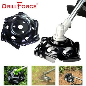 Травяная газонокосилка Drillforce, поддон для прополки, стальная головка, аксессуары для садового электроинструмента, детали для газонокосилки