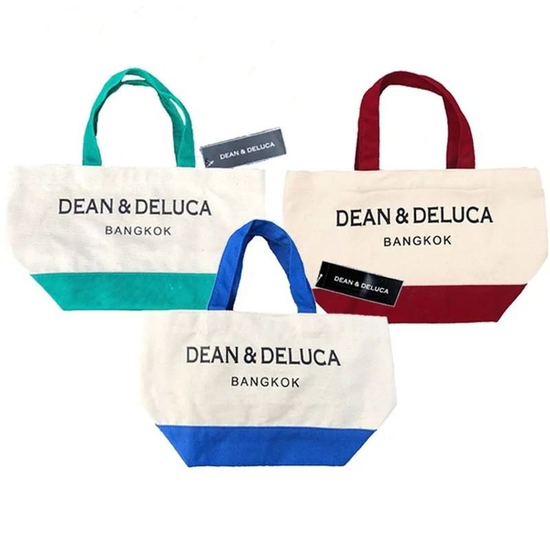 

Large-capacity Canvas Bag Fashion Portable Lunch Lunch Storage Bag Ladies One-shoulder Handbag Luxury Designer Bag Sac A Main