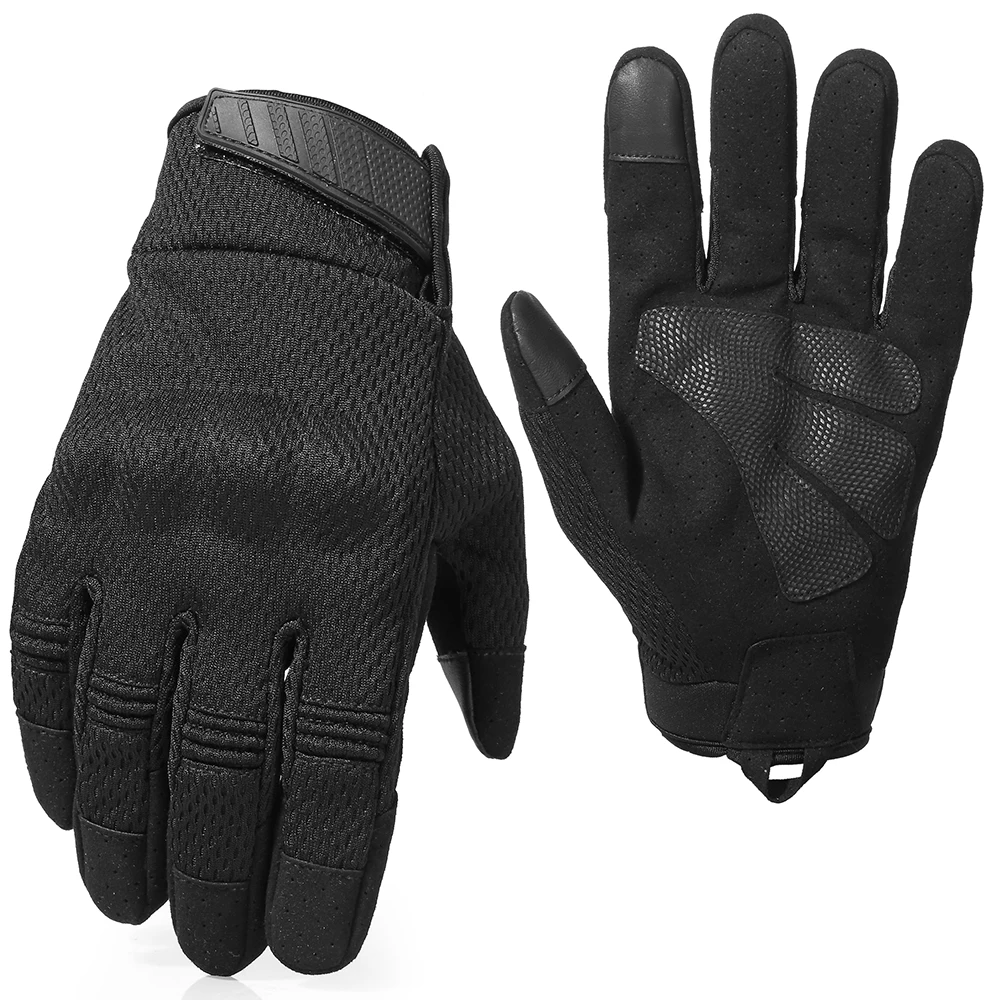 Черный Сенсорный Экран мотоцикл Перчатка Камуфляж мото Мотокросс мотоцыкл