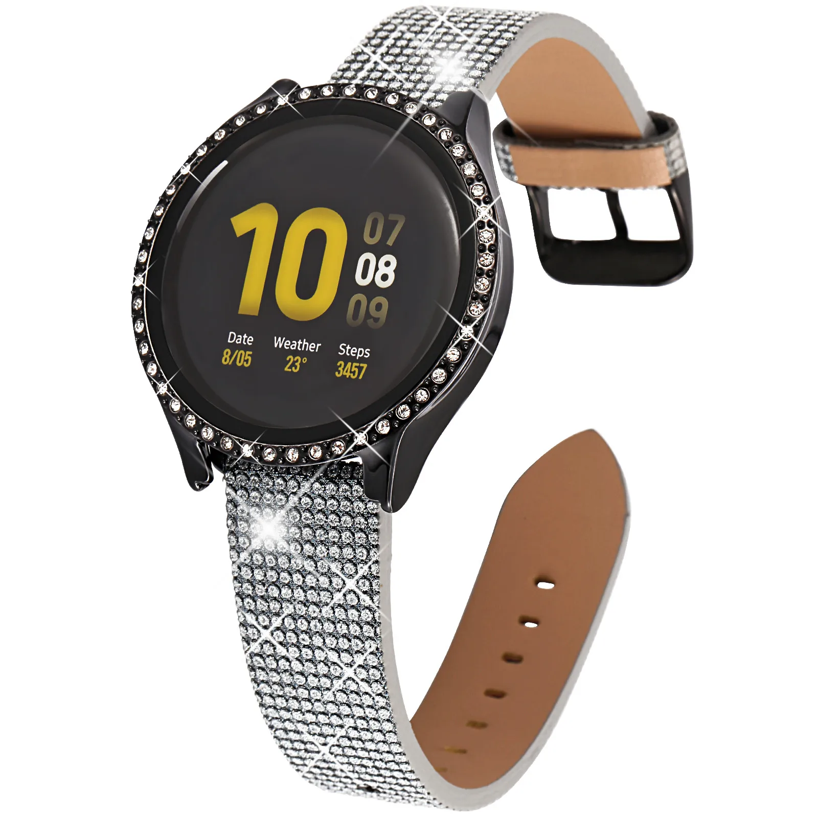 20mm Slim Genuine Leather Band Strap for Samsung Galaxy Watch Active 2/Watch3 41mm Strap for Galaxy watch 42mm accessories