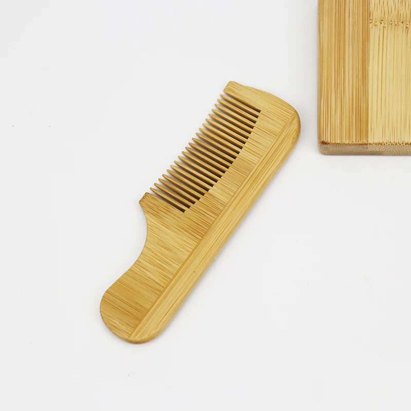 Moq Customized Logo Natural Eco Bamboo Baby Hair Comb Small Mini Pocket | Красота и здоровье