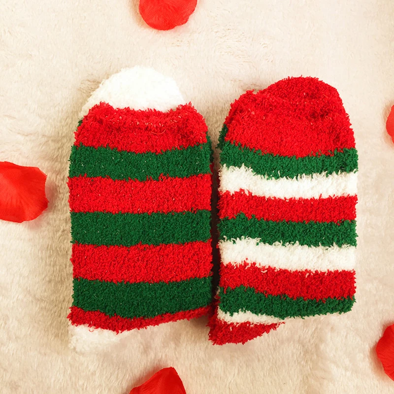 Милые рождественские носки с героями мультфильмов для женщин Мягкие удобные из