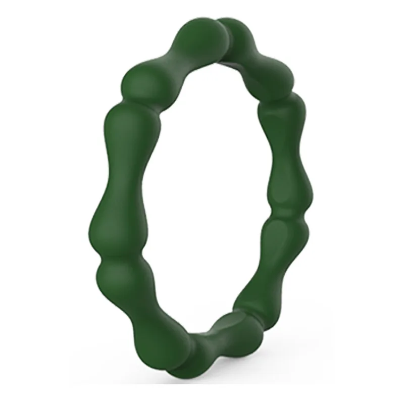 10 шт./лот бамбуковые силиконовые кольца для женщин Свадебные резинки 3 мм