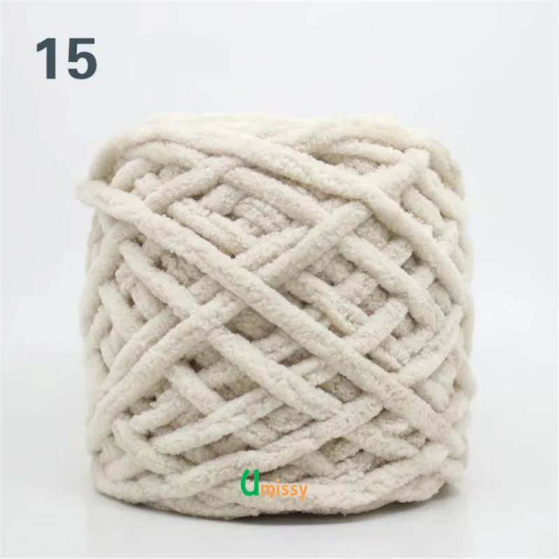 16pcs 15 16 шт., супер толстая пряжа для вязания крючком, Детская шерстяная пряжа, мягкая теплая шерстяная пряжа для вязания, шарф, свитер, одеяло - Цвет: 16pcs 15