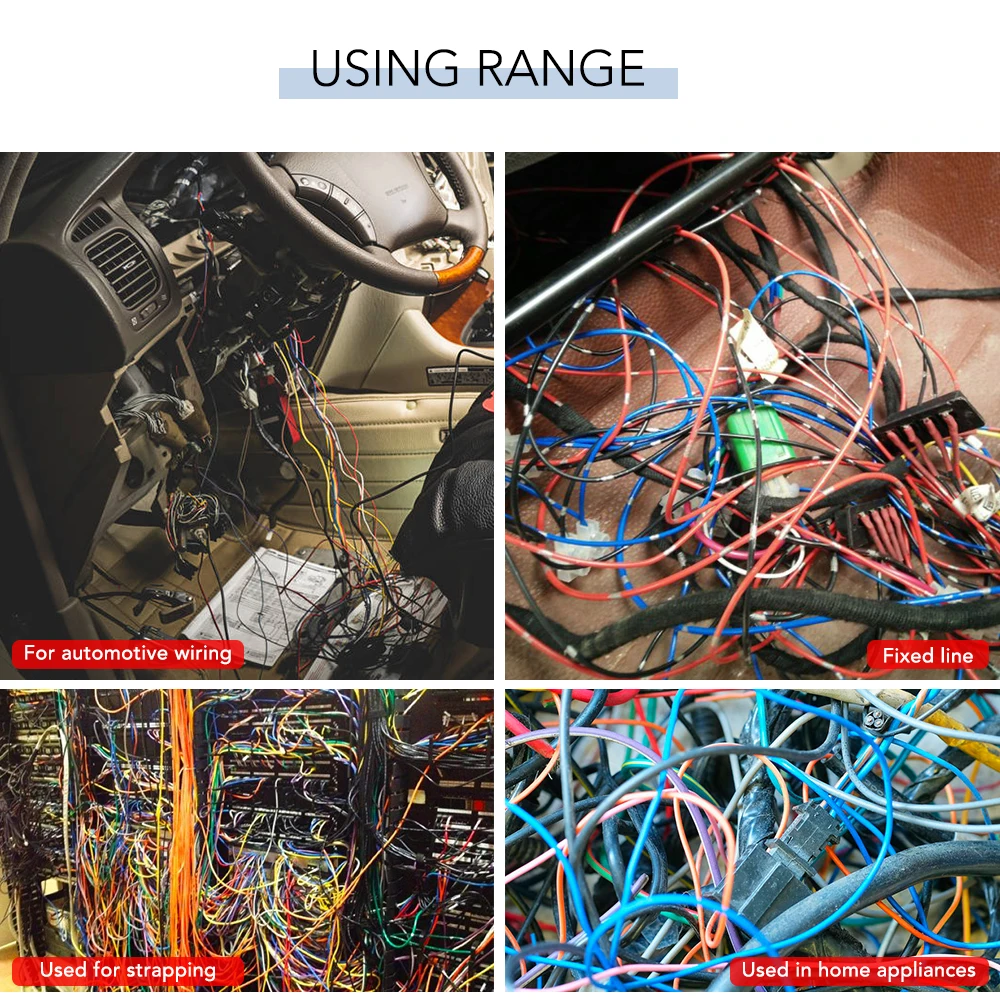 Car Cable Harness Wiring Adhesive Cloth Fabric Tape for Hyundai i30 tucson accent solaris ix35 i20 i40 kona creta santa fe | Автомобили и