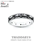 Благородное кольцо с черным камнем, ювелирные украшения в европейском стиле для женщин и мужчин, 2021 летнее Брендовое винтажное ювелирное изделие из стерлингового серебра 925 пробы, подарок