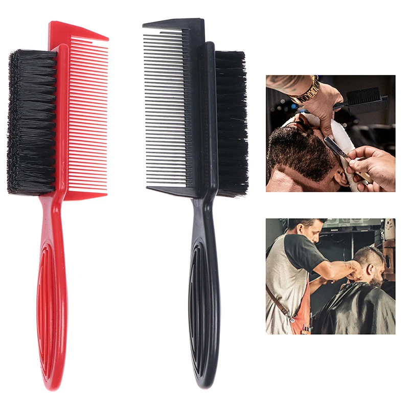 

Двухсторонняя расческа для волос 2 в 1, расческа для стрижки волос, инструмент для парикмахерской