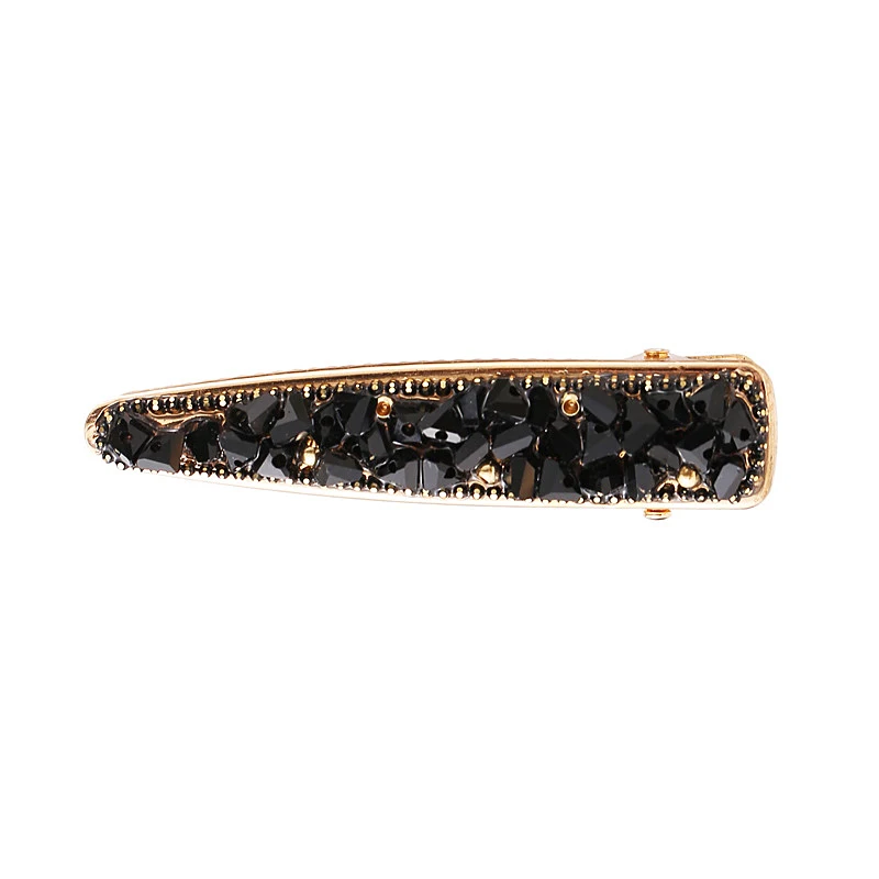 Crystal Clip E Красочные со стразами повязка для волос для женщин качественные металлические ободок для волос круг женские аксессуары для повязки на голову - Цвет: Crystal Clip E