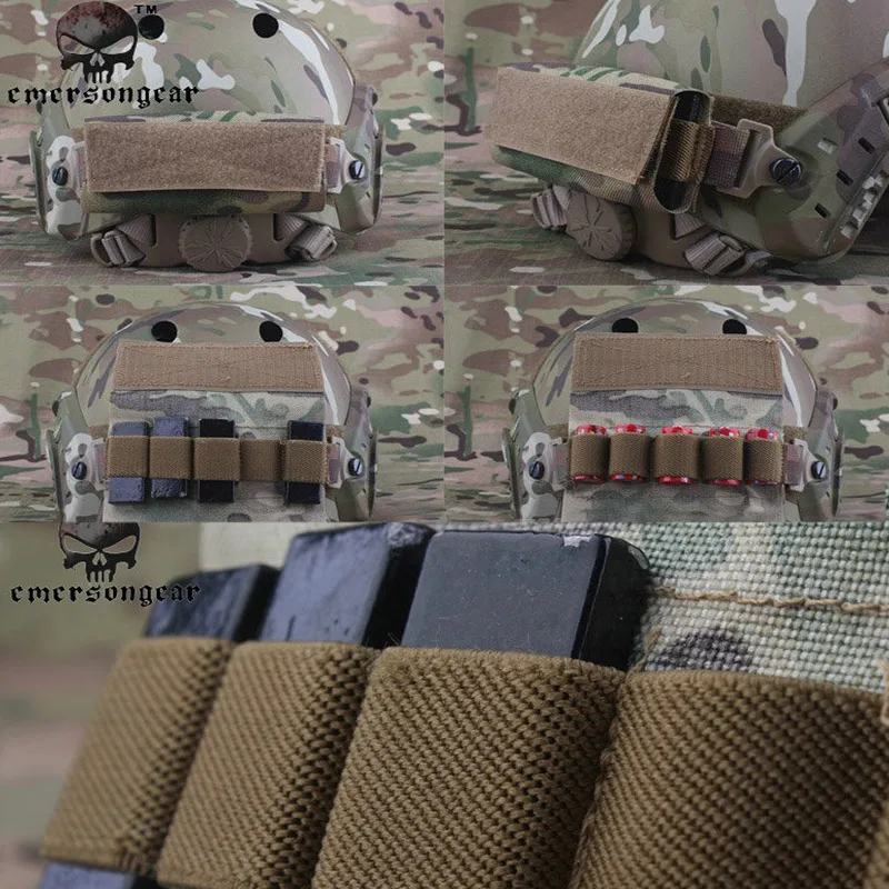 EMERSONGEAR Быстрый Шлем Аксессуары Баланс сумка Тактический шлем задняя
