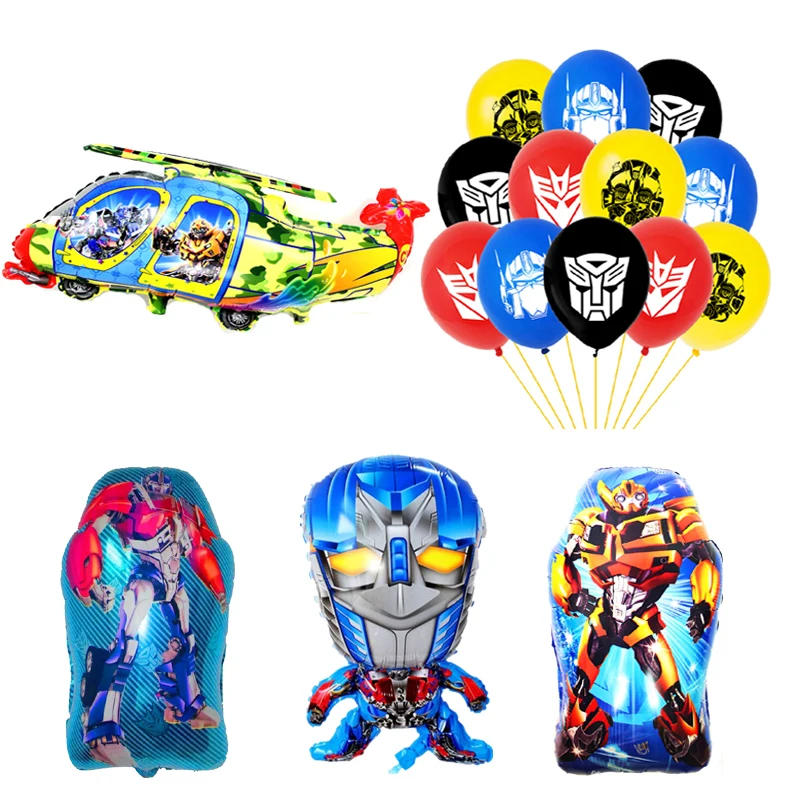 Преобразования Фольга воздушные шары черный красный желтая Пчелка латексные