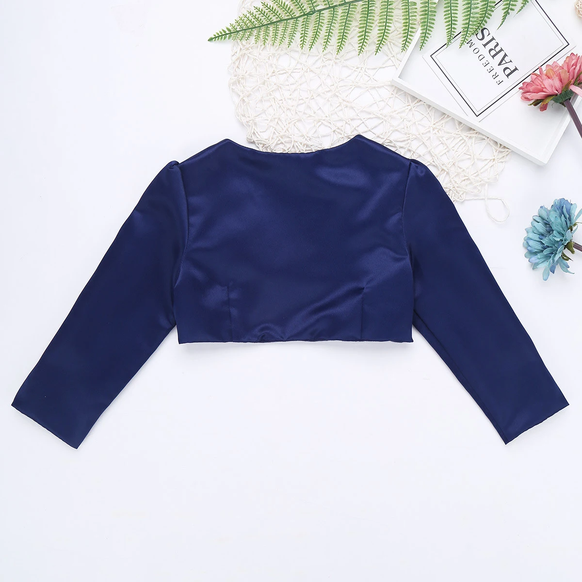 Baby Girls Clothing Kids Long Sleeves Autumn Formal Coats Bolero Jacket Shrug Short Cardigan Sweater Dress Cover Up | Детская одежда и