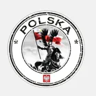 Забавная Женская круглая полимерская хусарская ПВХ 12 см X 12 см, аксессуары, защита от царапин, водонепроницаемая наклейка