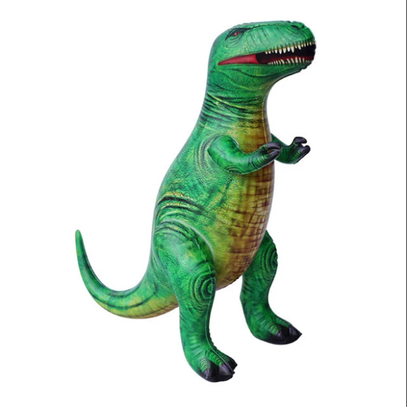 Globo de juguete inflable de PVC para ni&ntilde;os, juego de dinosaurio realista, suministros de decoraci&oacute;n para fiesta de cumplea&ntilde;os, nuevo-3